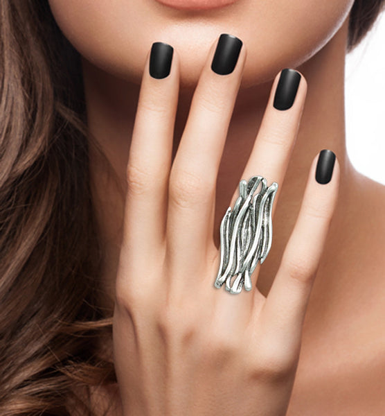 Flame Bohemian Ring